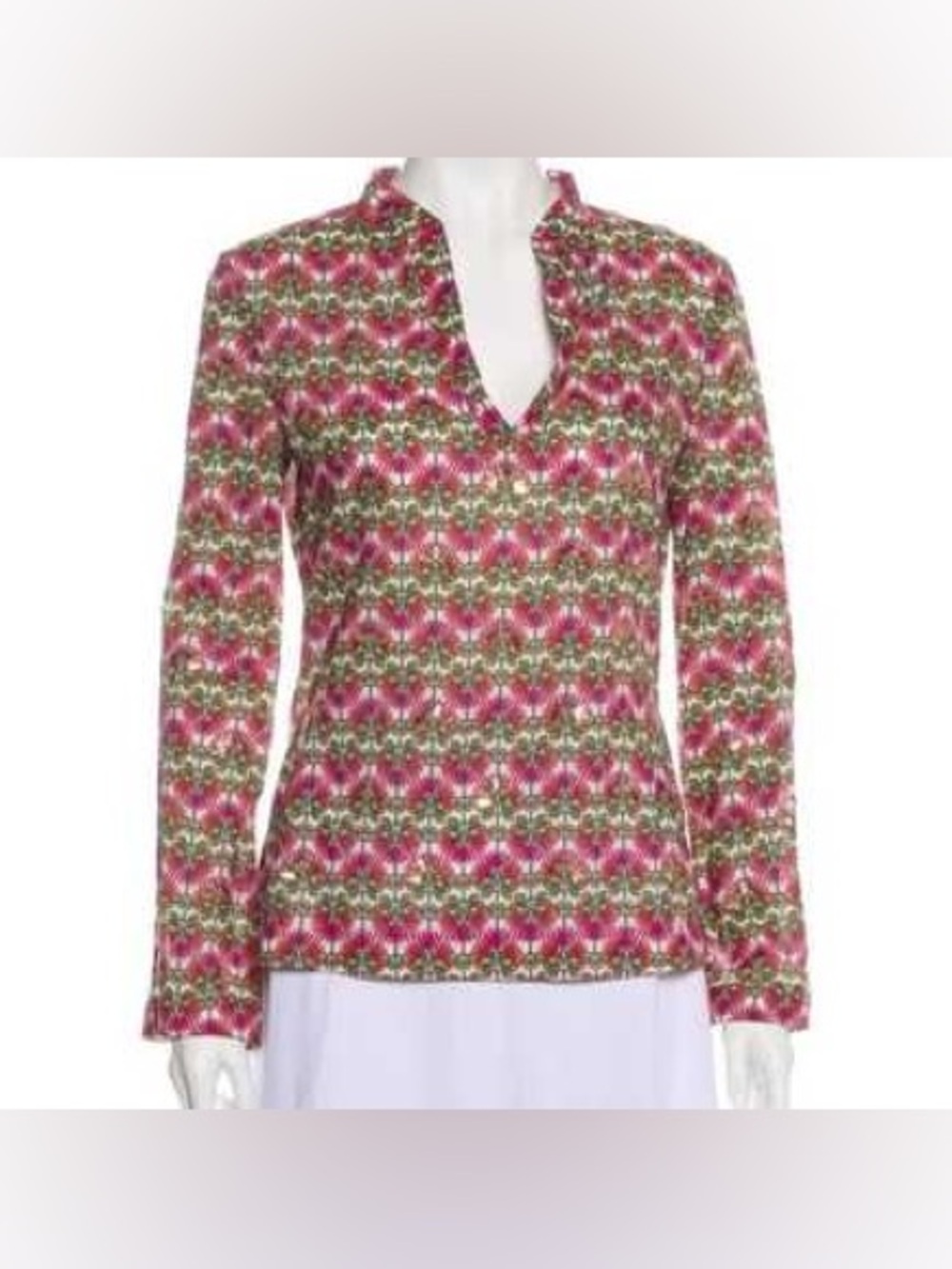 NWT – Tory Burch Stephanie Tunic – Pink Floral – Size 6